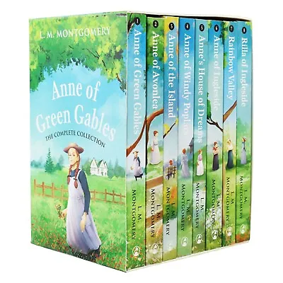 Anne Of Green Gables The Complete 8 Books Set By L.M. Montgomery - Paperback • £17.78