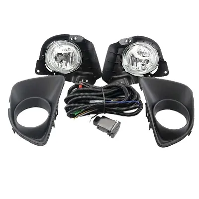 Bumper Fog Light Driving Lamp W/Cover+Wiring Kit For Mazda 2 Demio 2007-2011 • $75.42