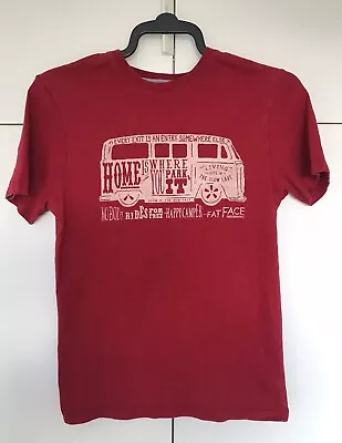 Men’s Fat Face Red T-Shirt Camper Van Size XS • £7.50