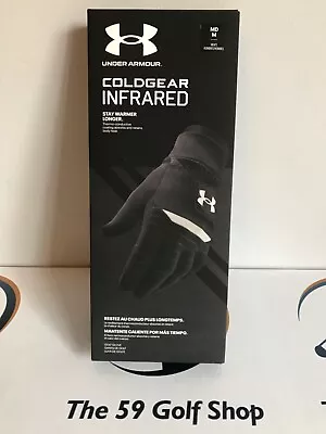 Under Armour Coldgear Infrared Golf Glove Pair - Mens Medium - Black - Brand New • £14.70