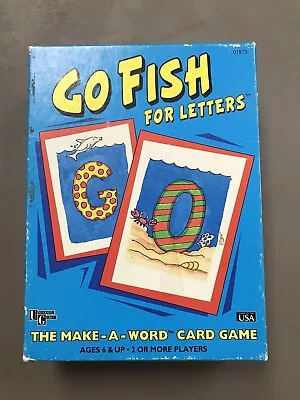 Go Fish For Letters Make A Word Card Game University Games Reading Homeschool  • $9.50