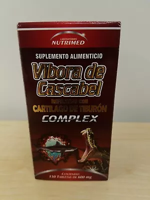 $18.75 • Buy Vibora De Cascabel/Cartílago De Tiburón/Cartilago Tiburon 150 Tabs 100% Natural