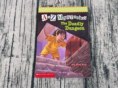 A To Z Mysteries The Deadly Dungeon Paperback Book By Ron Roy • $9.99