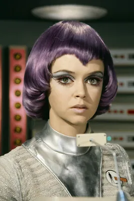 Gabrielle Drake UFO Stunning Portrait In Purple Wig SHADO Uniform 18x24 Poster • $24.99