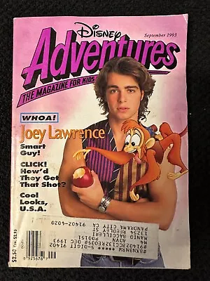 $16.99 • Buy Disney Adventures Magazine September 1993 Joey Lawrence