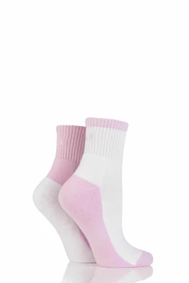 £8.99 • Buy Ladies 2 Pair Elle Sports Cushioned Ankle Socks