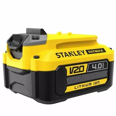 STANLEY FATMAX V20 18v 4.0Ah Li Ion BATTERY • $120