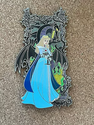 Disney Fantasy Pin Maleficent Dragon Sleeping Beauty Blue Dress Aurora Knight • $89