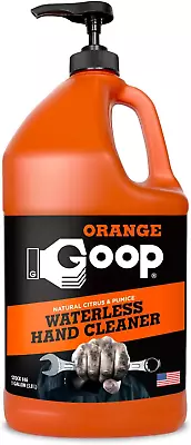 GOOP Multi-Purpose Hand Cleaner Orange Citrus Scent And Pumice - Waterless Hand • $31.91