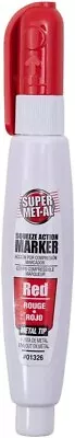 Super Met-al #1326 Squeeze Action Metal Tip Red Paint Marker • $8.85