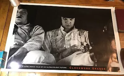 A Clockwork Orange Poster 24x36 A Dark Ironic Take Of An Ultraviolent Future • $400