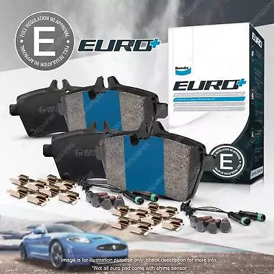 4pcs Bendix Rear Euro Brake Pads For Bentley Arnage Azure Brooklands RBS 6.7 6.8 • $79.93