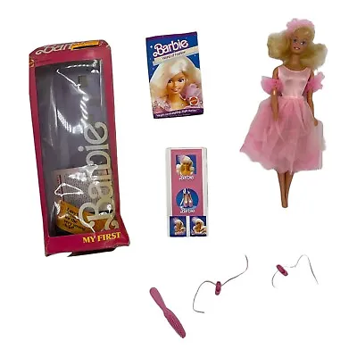 Vintage Mattel 1986  My First Barbie  Ballerina Easy To Dress Doll #1788 • $18.40