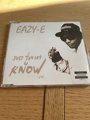 Just Tah Let U Know - Eazy E CD Single • £3