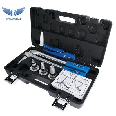 PEX Expansion Tool Kit W/1/2  3/4  1  Expansion Heads Tube Cutting Plier In Case • $137.21