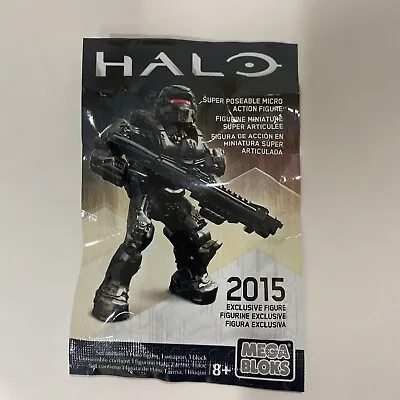 **Rare** 2015 Mega Bloks Halo Figure Red Visor Spartan Warrior New & Sealed • $7.95