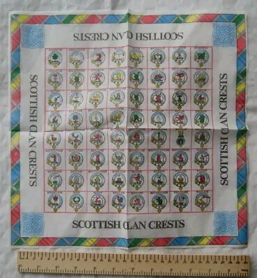 £1.50 • Buy Vintage Paper Napkin Scottish Clans
