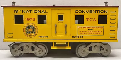 McCoy Std Gauge Tin Plate 1973 19th TCA Nat'l Convention Boxcar - Dearborn MI • $50