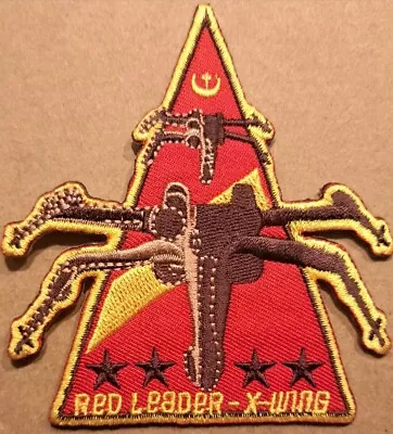 Star Wars Red Leader X-Wing Embroidered Iron On Patch • $7.65