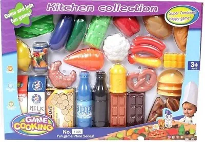 £7.99 • Buy Kids Kitchen Food Cooking Set Pretend Play Toys Set Age 3Years + 32 Pieces