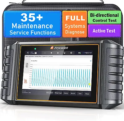 FOXWELL NT710 Bidirectional Test OBD2 Scanner Car Diagnostic Tool ECU Coding   • $249