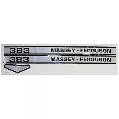 RAParts Fits Massey Ferguson Tractor Hood Decal Kit 383 • $78.96
