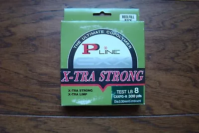 P-Line CXXFG-8 X-Tra Strong Mono Filler Spool 300Yds Moss Green • $11.76