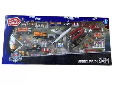 Chad Valley 100 Pieces Vehicle Playset Auto City • £29.99