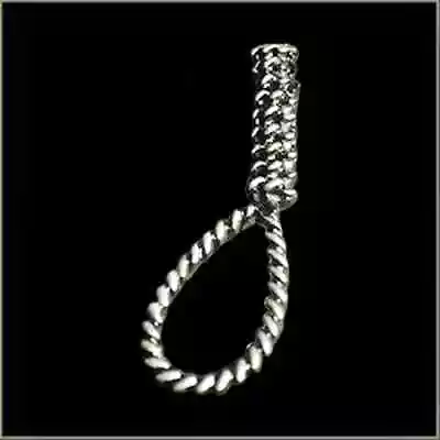 $12 • Buy Hangman Noose Vest Pin Made In The Usa Motorcycle Biker Jacket Pin