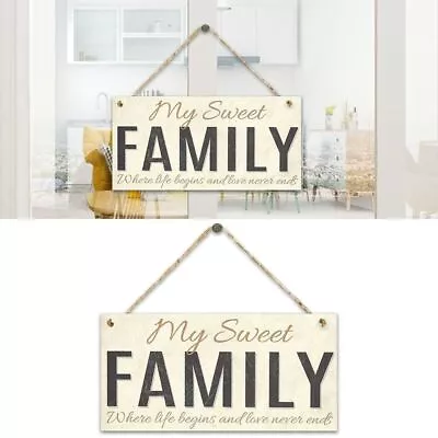 Reminder Signs Door Sign Wood Door Hanger Hotel Bulletin Board  Cafe • £4.38