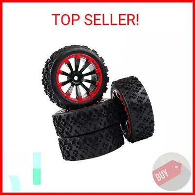 1/10 RC Car Tires 12mm Hex Wheels And Tires For 1/18 Truck 1/12 To 1/16 Buggy Sl • $18.28