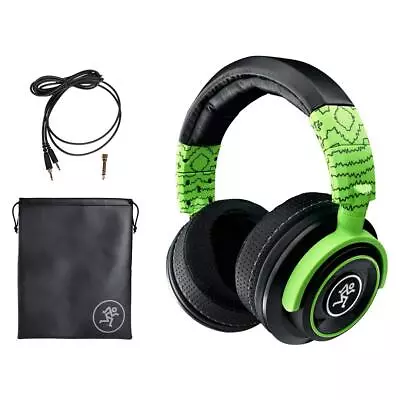 Mackie MC-350-LTD-GRN Limited Edition Green Closed-Back Studio DJ Headphones • $53.40