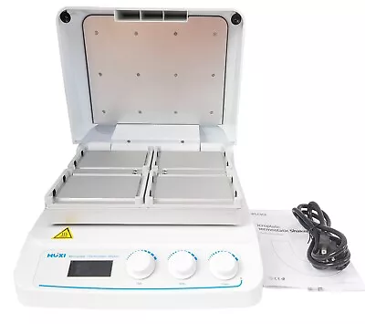 Lab Microplate Incubator Micro Plate Thermo Shaker With 4 Microtiter Plates • $1378.86