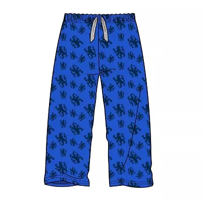 Mens Chelsea Football Club Blue Lounge Pants Pyjama Bottoms Pyjamas Extra Large • £0.99