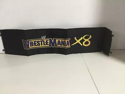 WWE Jakks Deluxe Scale Ring Apron Wrestlemania X8 19.5  Long • $16.99