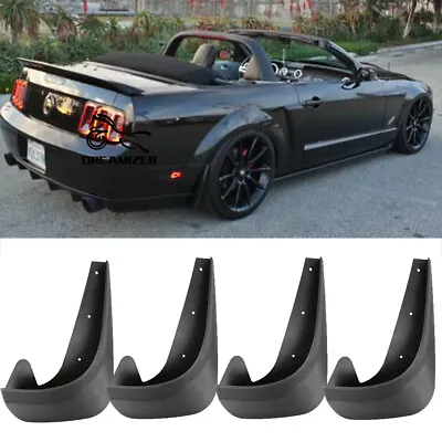 For Ford Mustang GT 4x Front & Rear Black Mud Flaps Splash Guards Splashguard • $28.75