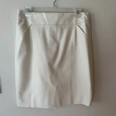NEW! J CREW The Pencil Skirt Women’s Size 8 Ivory Cream • $24.99