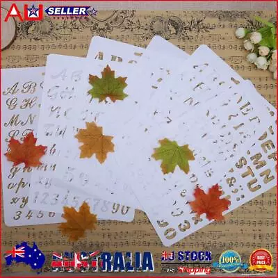 NEW Lettering Stencil Letter Alphabet Stencils Painting Paper Craft Number Word • $6.40