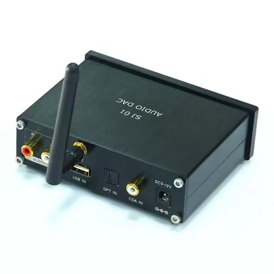 SJ01 Audio 192KHz 24BIT BT5.0 Bluetooth Receiver USB DAC Antenna + Power Adapter • $44.07