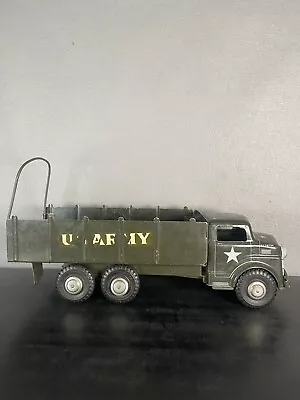 Vintage 50's Marx Lumar Pressed Steel US Army Military Troop Transport Truck19  • $39.99