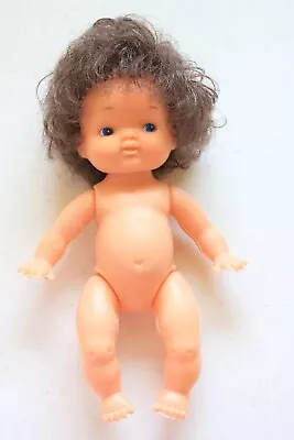 1960s Jolly Toys Vintage Mini Plastic Baby Doll Made In Hong Kong 6” • $12
