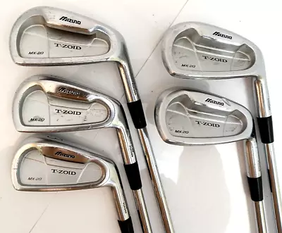 MIZUNO MX-20 T-ZOID 5-Piece RH Set  34689 W/ Dynalite Gold S 300 Shaft • $110