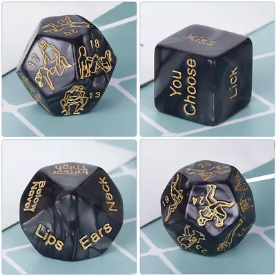 4Pcs Sex Position Dice For Adults Lovers Couples ForePlay Erotic Dices Games • £6.99