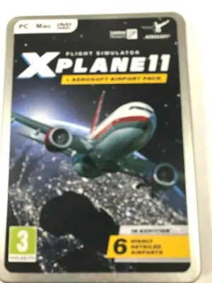 $79.99 • Buy X-Plane 11 Global With Aerosoft 6 Airports Collection PC MAC  Open Box 