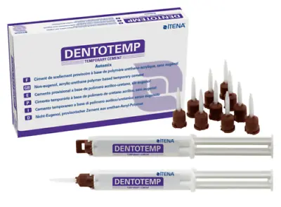 Itena Dentotemp Long Term Temporary Cement 2 X 5ml Automix Syringe Dental • $69.99