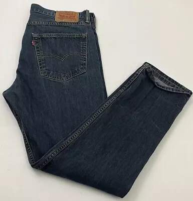 Levi's 502 Regular Fit Tapered Leg Jeans Mens Size 36x32 (Measures 36x30) • $17.99
