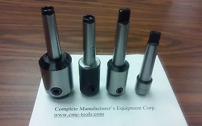 4pcs MT2 Morse Taper 2 END MILL TOOL HOLDERS-select Your Sizes From List-new • $79