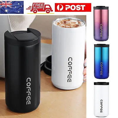 $19.99 • Buy Insulated Coffee Mug Tumblers Stainless Steel Double Wall Leakproof Travel Cup