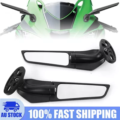 2X Wind Swivel Wing Rearview Mirror For Honda CBR650R CBR1000RR CBR600RR CBR250R • $39.98