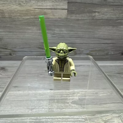 LEGO Star Wars Yoda With Lightsaber From Set: 75360 Yoda's Jedi Starfighter • $33.39